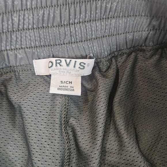 Orvis Skort Womens Small Gray Camo Elastic Waist Zipper Pockets Lined Athletic - Picture 4 of 7